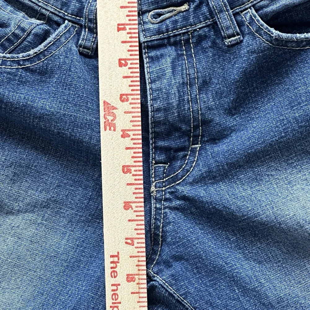 Sergio Valente Womens Bootcut Jeans Blue Low Rise Denim Size 8 Inseam 31